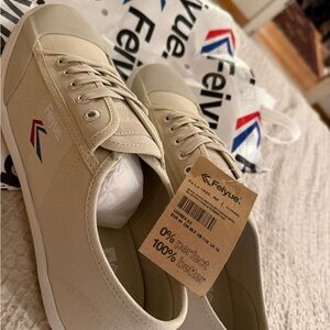 Feiyue Men's Beige Canvas Sneakers Fe lo 1920